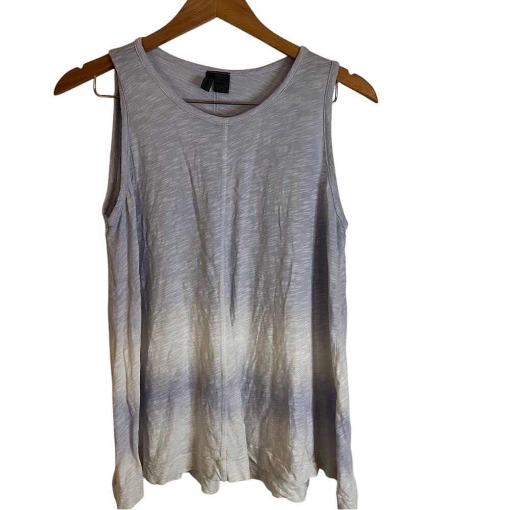 Anthropologie Left of Center Small Oversized Ombré Boho Tank, NWOT Festival Vaca